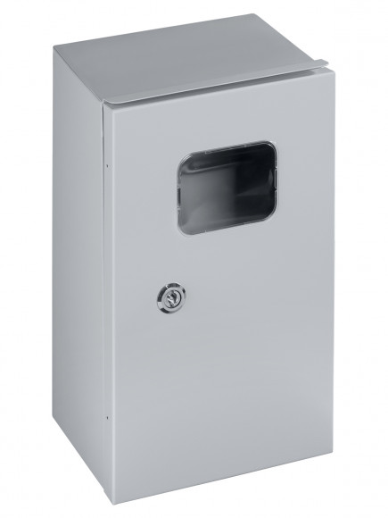 Корпус металлический ЩУ-МП (360х225х140) с окном IP54 Народный эконом