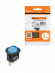 Выключатель клавишный круглый KCD11-101N 250В AC/DC 1P 3А (3с) ON-OFF черный корпус, синяя клавиша с LED подсветкой Micro TDM