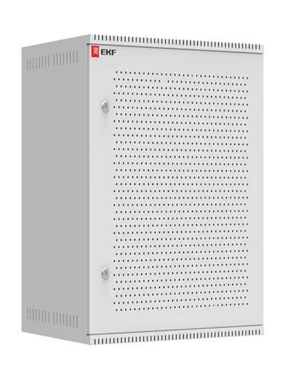 Шкаф телекоммуникационный настенный 12U (600х450) дверь перфорированная, Astra серия EKF PROxima
