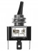 Выключатель-тумблер ASW-07D-2 1P 12В AC/DC 30А (3c) ON-OFF с фиксацией с желтой LED подсветкой TDM