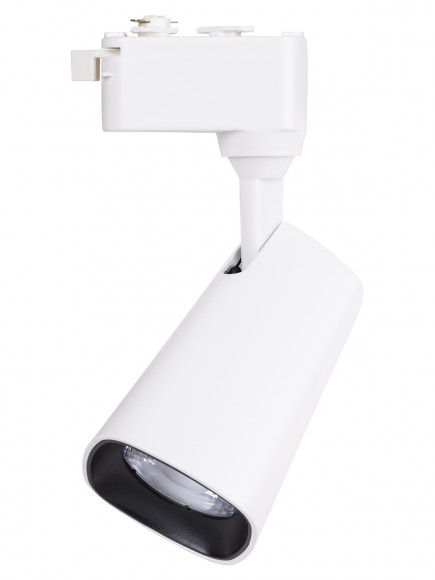 Светильник трековый однофазный LED TRL-02-045-NW 45 Вт, 24°, 4000 К, 90 Ra, белый, TDM Светильник трековый однофазный LED TRL-02-045-NW 45 Вт, 24°, 4000 К, 90 Ra, белый, TDM