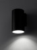 Светильник настенный LED, Соло, 6 Вт, 4000 К, H160 мм, алюм./черн., IP65, TDM