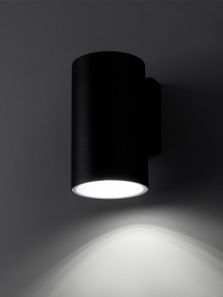 Светильник настенный LED, Соло, 6 Вт, 4000 К, H160 мм, алюм./черн., IP65, TDM