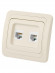 Розетка компьютерная RJ-45 + TФ (RJ-11) сл. кость "Валдай" TDM