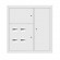 Щит этажный 4 кв. RAL9003 (1000х950х150) EKF Basic