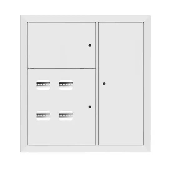 Щит этажный 4 кв. RAL9003 (1000х950х150) EKF Basic