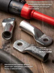 Наконечник медный луженый ТМЛ DIN 300-16 EKF PROxima