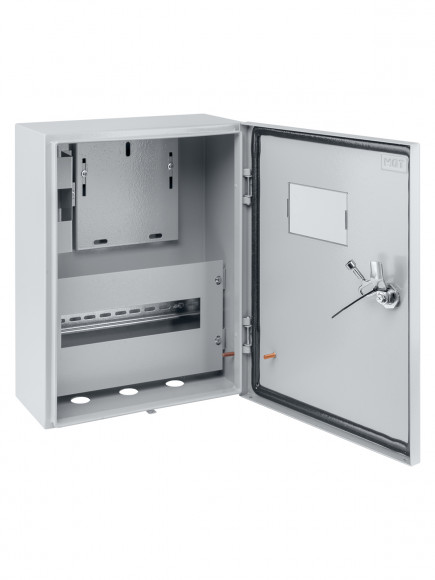 Корпус металлический ЩУ-1ф/1-0-12 IP66 (ЩУРН-1/12 IP66) (395х310х165) TDM