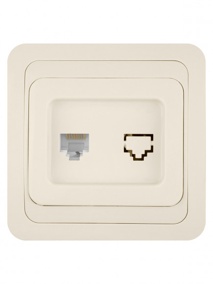 Розетка компьютерная RJ-45 сл. кость "Валдай" TDM