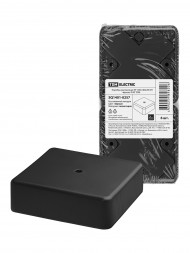 Коробка распаячная КР 100х100х29 ОП черная IP40 TDM