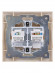 Розетка телефонная RJ11 + компьютерная RJ45 сосна "Лама" TDM Розетка телефонная RJ11 + компьютерная RJ45 сосна "Лама" TDM