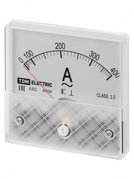 Амперметр А80 400А/5А-2,5, трансформаторного включения, (поверенный), TDM