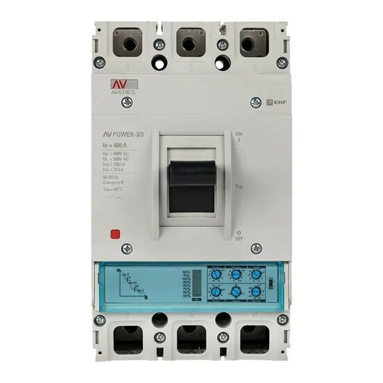 Автоматический выключатель AV POWER-3/3 400А 50kA ETU2.0 EKF AVERES