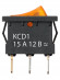 Выключатель клавишный KCD1-101N 12В AC/DC, 1P, 15А, (3с), ON-OFF, черный корпус, желтая клавиша с LED подсветкой, Mini TDM Выключатель клавишный KCD1-101N 12В AC/DC, 1P, 15А, (3с), ON-OFF, черный корпус, желтая клавиша с LED подсветкой, Mini TDM