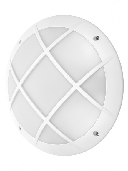 Светильник НБУ 05-60-008 "Мегас 2" белый с решеткой IP64 TDM