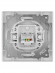 Розетка компьютерная RJ45 черная "Сенеж" TDM