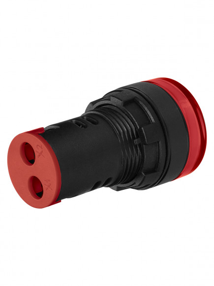 STATUS Лампа сигнальная AD-22DS, LED, d22 мм, 24-440 В AC/DC, IP65, красный TDM STATUS Лампа сигнальная AD-22DS, LED, d22 мм, 24-440 В AC/DC, IP65, красный TDM