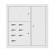 Щит этажный 7 кв. RAL9003 (1000х950х150) EKF Basic