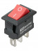 Выключатель клавишный KCD11-102 250В AC/DC, 1P, 3А, (3с), ON-ON, черный корпус, красная клавиша, Micro TDM Выключатель клавишный KCD11-102 250В AC/DC, 1P, 3А, (3с), ON-ON, черный корпус, красная клавиша, Micro TDM