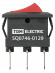 Выключатель клавишный KCD11-102 250В AC/DC, 1P, 3А, (3с), ON-ON, черный корпус, красная клавиша, Micro TDM Выключатель клавишный KCD11-102 250В AC/DC, 1P, 3А, (3с), ON-ON, черный корпус, красная клавиша, Micro TDM