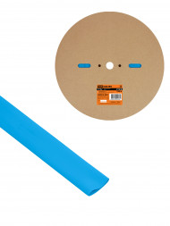 Термоусаживаемая трубка ТУТнг 12/6 синяя (100 м/ролл) TDM