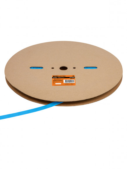 Термоусаживаемая трубка ТУТнг 12/6 синяя (100 м/ролл) TDM Термоусаживаемая трубка ТУТнг 12/6 синяя (100 м/ролл) TDM