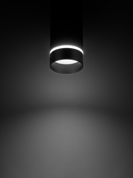 Светильник-спот потолочный накладной LED, 7 Вт, 230 В, 50 Гц, 4000К, IP20, "Вероника", черный, TDM