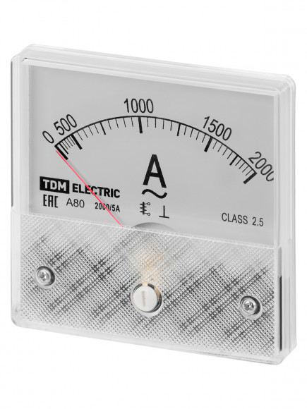 Амперметр А80 2000А/5А-2,5, трансформаторного включения, (поверенный), TDM