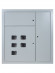 Корпус щита этажного 5 кв. (1010х950х160) размер ниши (920х860х140) TDM