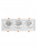 Светильник встраиваемый карданный "Фокус-1" LED CSL-01-3x11-NW 33 Вт, 35°, 4000 К, 80 Ra, IP20, TDM