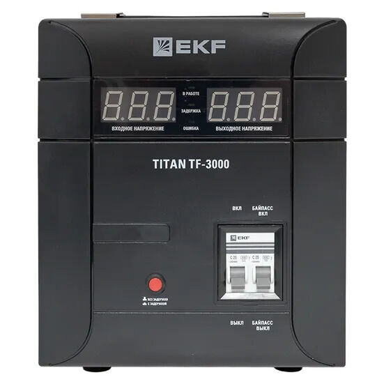 Стабилизатор напряжения симисторный напольного исполения TITAN -ТF-3000 EKF