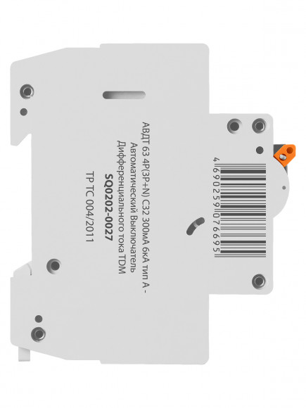 АВДТ 63 4P(3Р+N) C32 300мА 6кА тип А - Автоматический Выключатель Дифференциального тока TDM АВДТ 63 4P(3Р+N) C32 300мА 6кА тип А - Автоматический Выключатель Дифференциального тока TDM