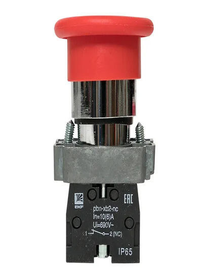 Кнопка BC42 грибок красная NC IP65 EKF PROxima Кнопка BC42 грибок красная NC IP65 EKF PROxima