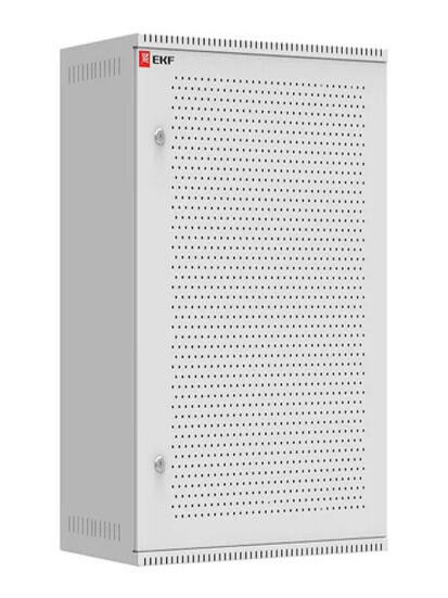 Шкаф телекоммуникационный настенный 15U (600х350) дверь перфорированная, Astra серия EKF PROxima
