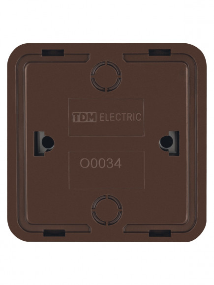 Розетка TФ (RJ-11) открытой установки IP20, бук "Ладога" TDM
