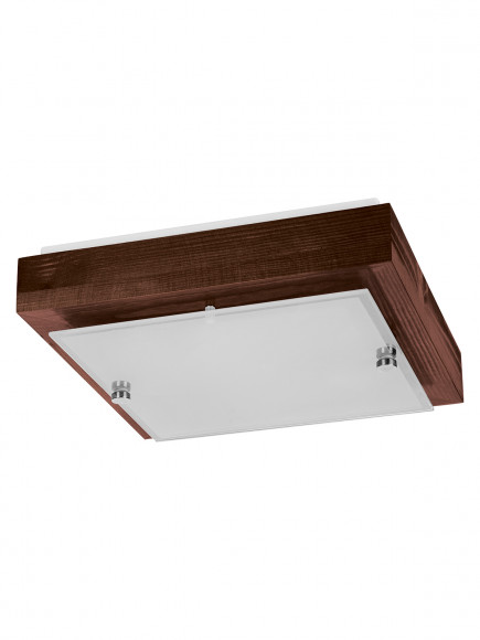 Светильник НПБ 02-2х40-121 УХЛ4 "Киото-1" венге 2х40 Вт IP20 (270х270х75) TDM