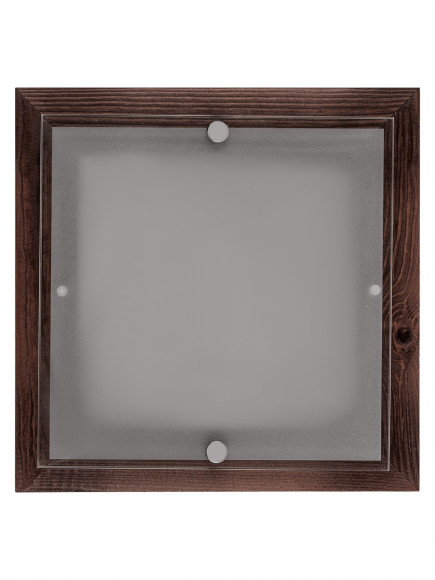 Светильник НПБ 02-2х40-121 УХЛ4 "Киото-1" венге 2х40 Вт IP20 (270х270х75) TDM