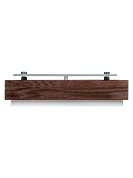 Светильник НПБ 02-2х40-121 УХЛ4 "Киото-1" венге 2х40 Вт IP20 (270х270х75) TDM