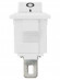 Выключатель клавишный KCD11-101 250В AC/DC, 1P, 3А, (2с), ON-OFF, белый, Micro TDM