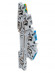 Колодка клеммная пружинная JXB-ST-2.5-NLPE 30A EKF