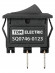 Выключатель клавишный KCD11-101 250В AC/DC, 1P, 3А, (2с), ON-OFF, черный, Micro TDM