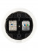 Розетка телефонная RJ11 + компьютерная RJ45 белая «Болонь» TDM Розетка телефонная RJ11 + компьютерная RJ45 белая «Болонь» TDM