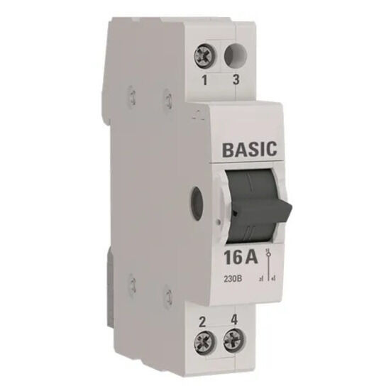 Трехпозиционный переключатель 1P 16А Basic