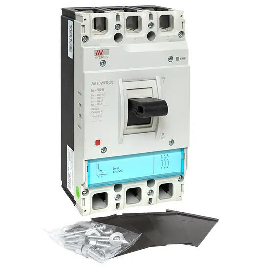 Автоматический выключатель AV POWER-3/3 500А 100kA TR EKF AVERES
