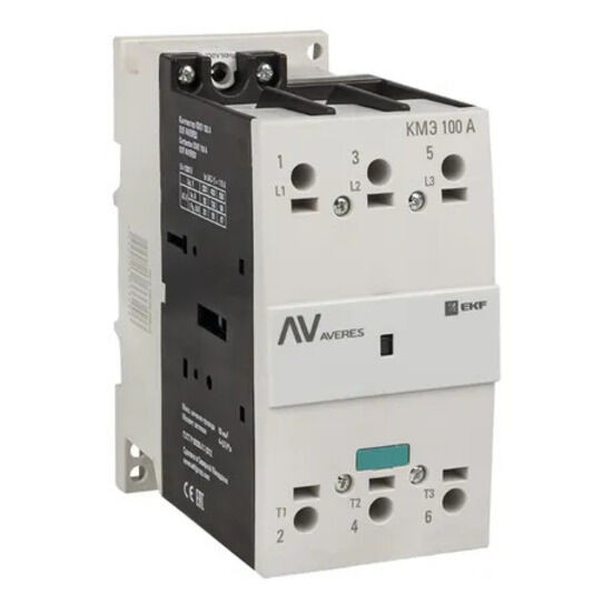 Контактор КМЭ 100А 400В АС EKF AVERES Контактор КМЭ 100А 400В АС EKF AVERES