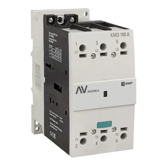 Контактор КМЭ 100А 400В АС EKF AVERES Контактор КМЭ 100А 400В АС EKF AVERES