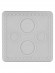 Распаячная коробка ОП 65х65х50мм, крышка, IP54, 4вх., без гермовводов TDM