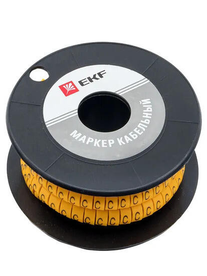 Маркер кабельный 2,5 мм2 "C" (1000 шт.) (ЕС-1) EKF PROxima
