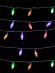 Гирлянда светодиодная "Шишки" 50LED, 5м, 8 режимов, многоцвет., прозр. шнур, 250 В, TDM