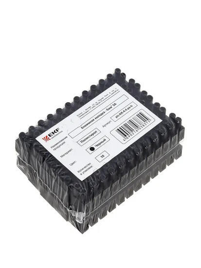 Колодка клеммная (60мм.) 150А полистирол черная EKF